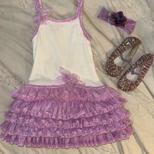 Isobella & Chloe Dress (with shoes & headband)